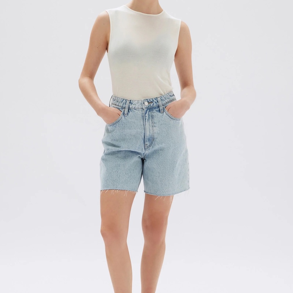 Women's Light Blue Denim Shorts